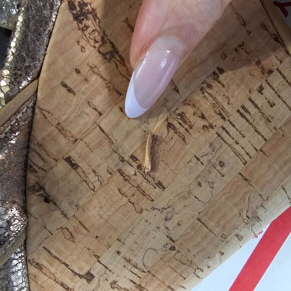 Stewart Weitzman Metallic Rose Gold Sandals Shoes Ankle Buckle sz 9 - Picture 6 of 9